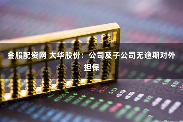 金股配资网 大华股份：公司及子公司无逾期对外担保