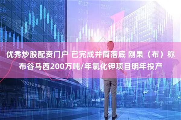 优秀炒股配资门户 已完成井筒落底 刚果（布）称布谷马西200万吨/年氯化钾项目明年投产